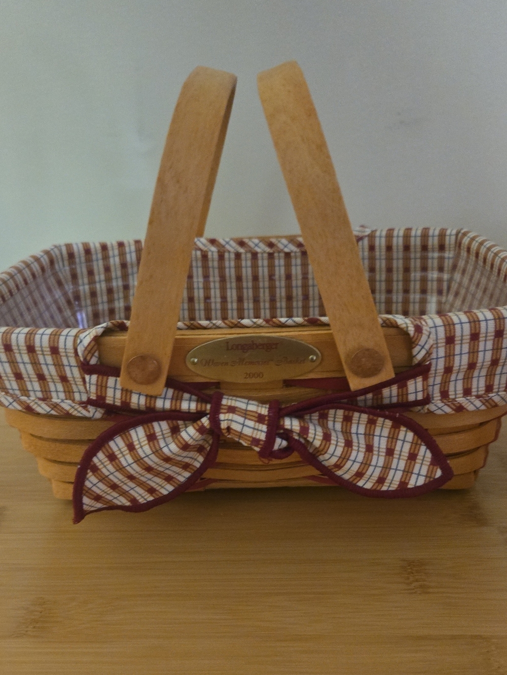 Longaberger 2000 Woven Memories Basket
